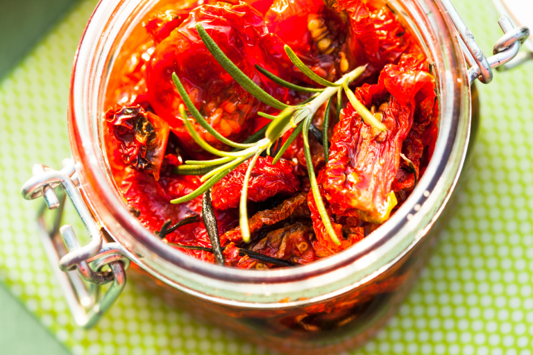 homemade sun dried tomatoes