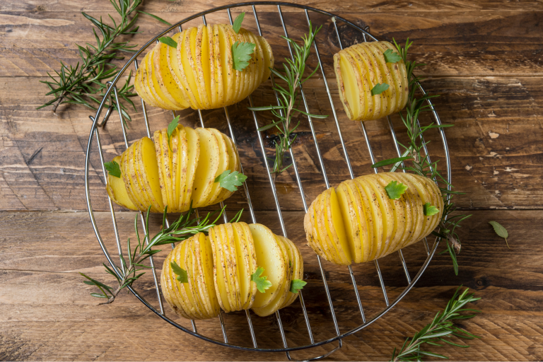 Hasselback potatoes