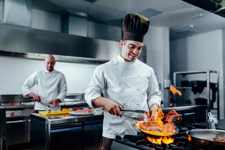 professional restaurant kitchen