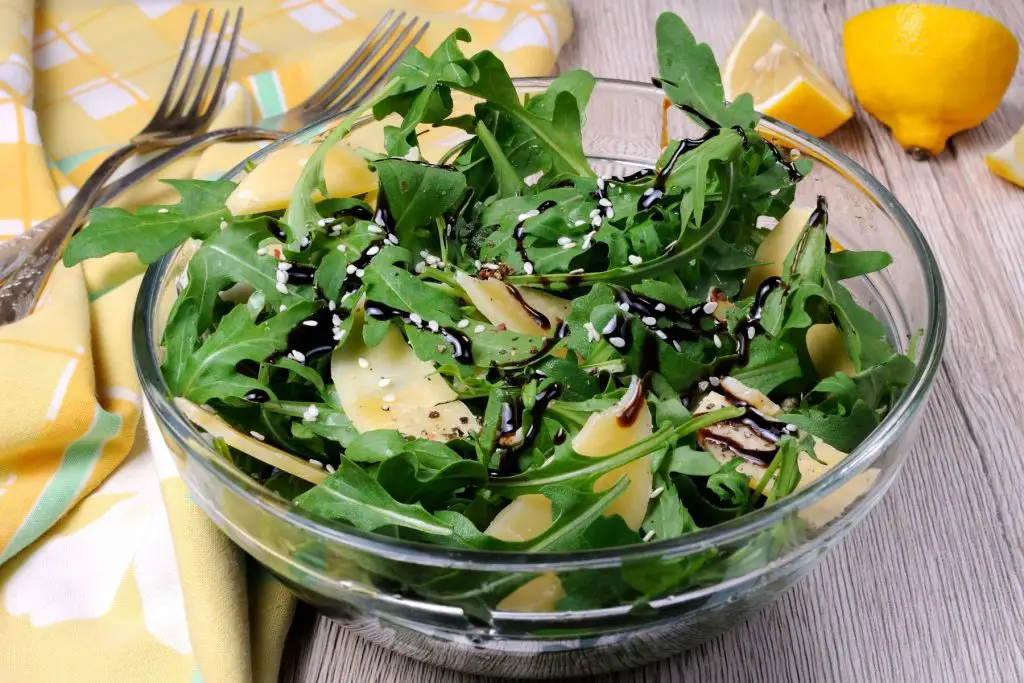 healthy rocket salad