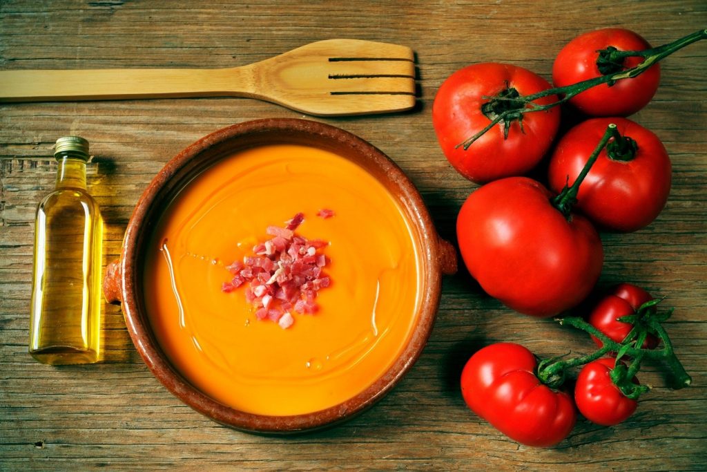 Salmorejo tomato soup