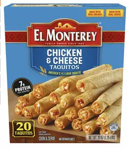 El Monterey Chicken and Cheese Flour Taquitos