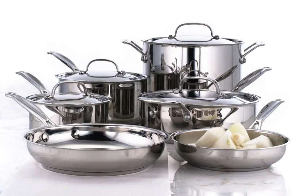 silver Cookware sets