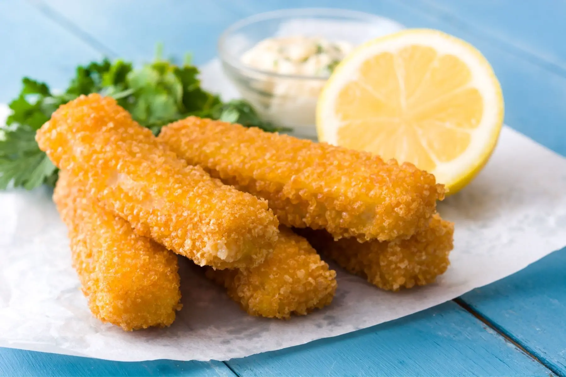 air-fried fish sticks