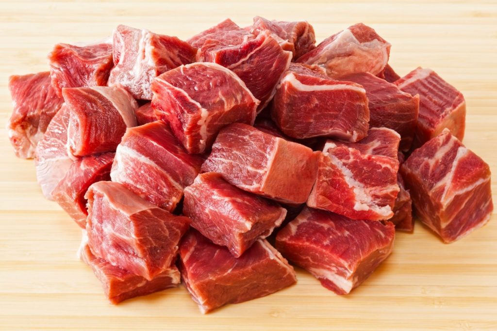 diced stew meat
