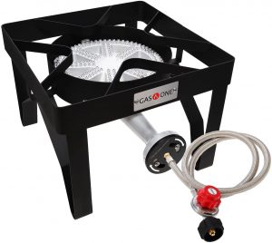 GAS ONE HEAVY-DUTY OUTDOOR SINGLE BURNER PROPANE GAS STOVE COOKER