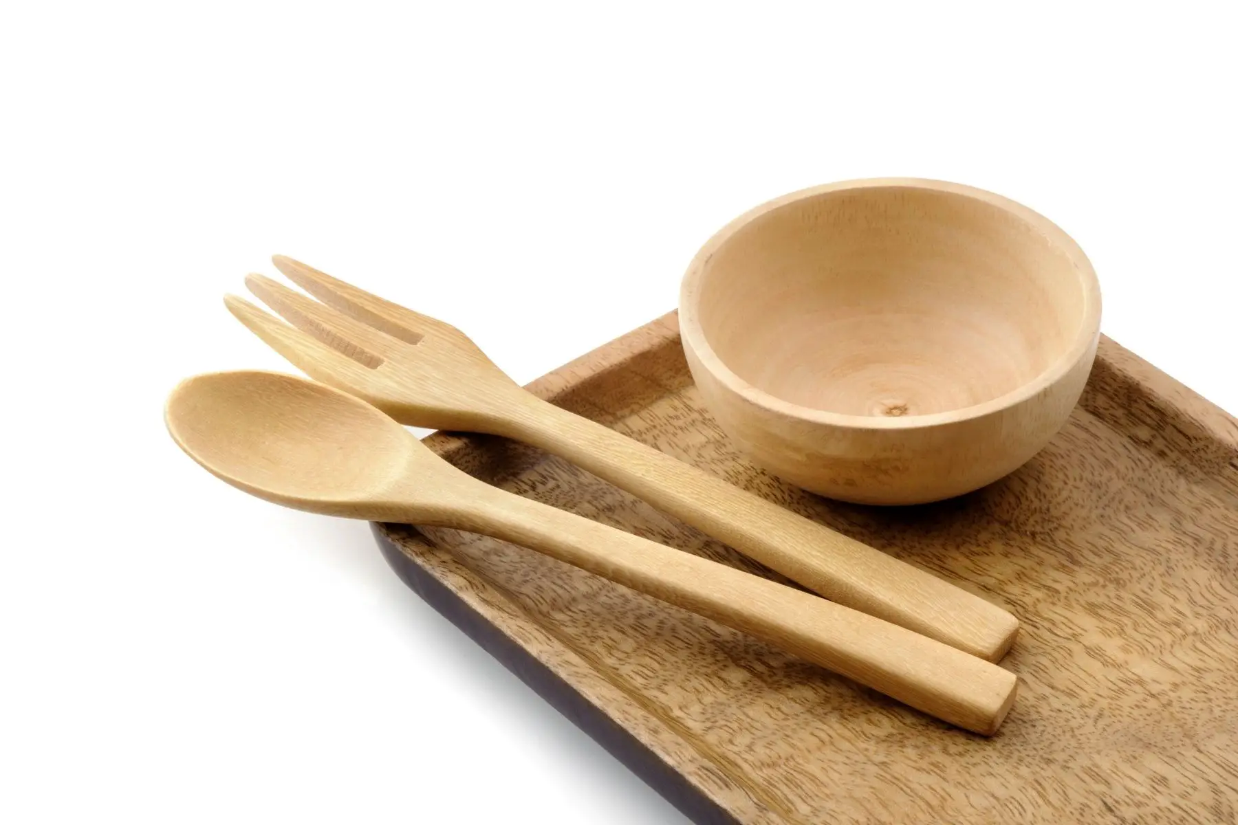 clean wooden utensils