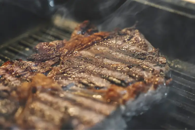 searing steak