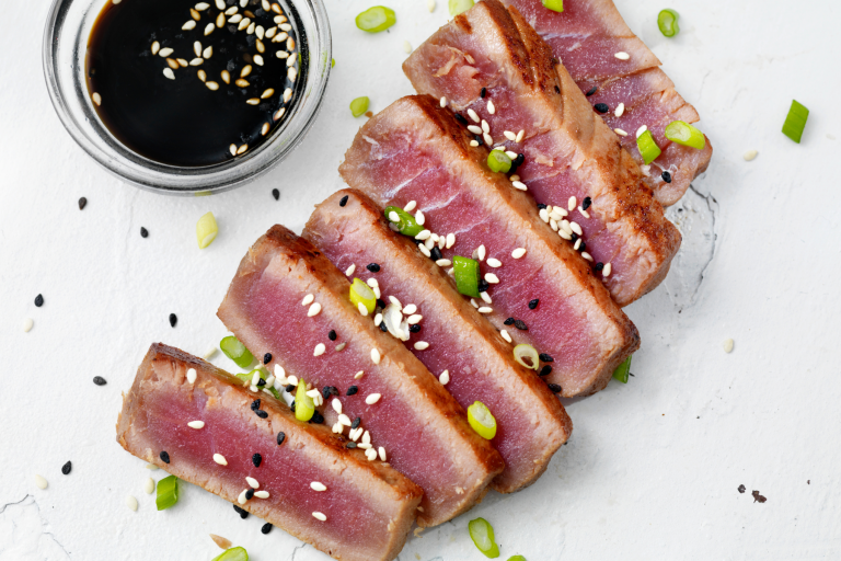 steak cut with sauce