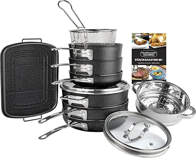 granitestone stackmaster cookware set