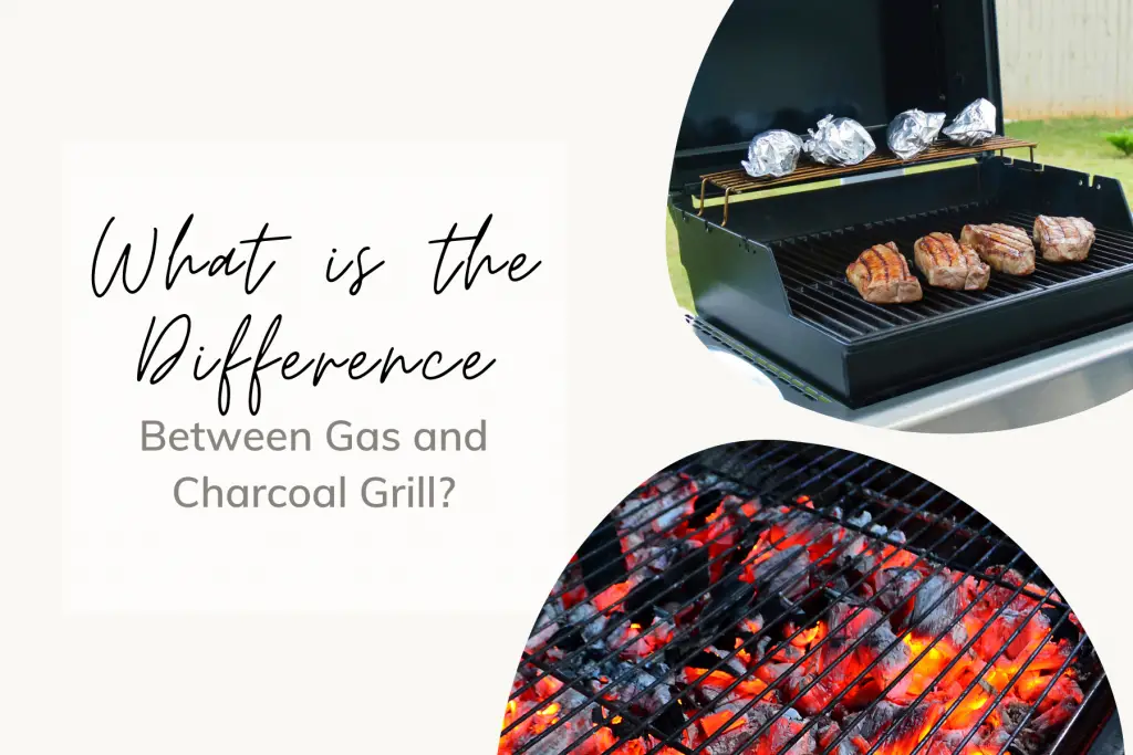 What is the difference between a charcoal and gas grill