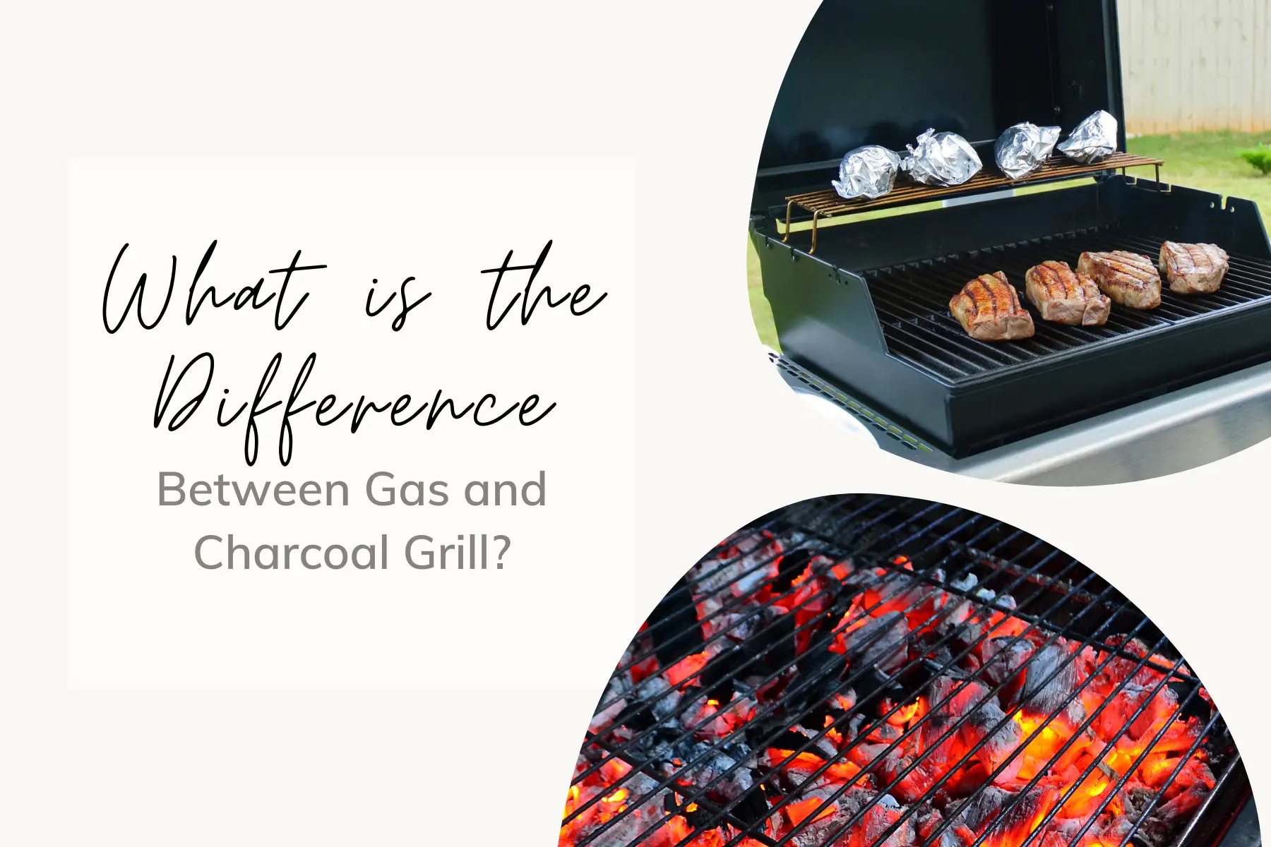 What is the difference between a charcoal and gas grill