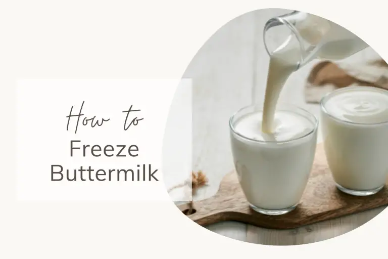 How to Freeze Buttermilk