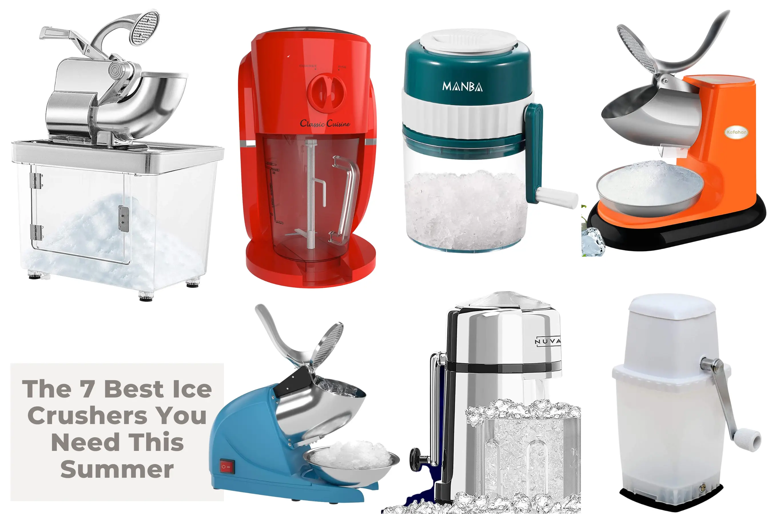 The 7 Best Ice Crushers You Need This Summer