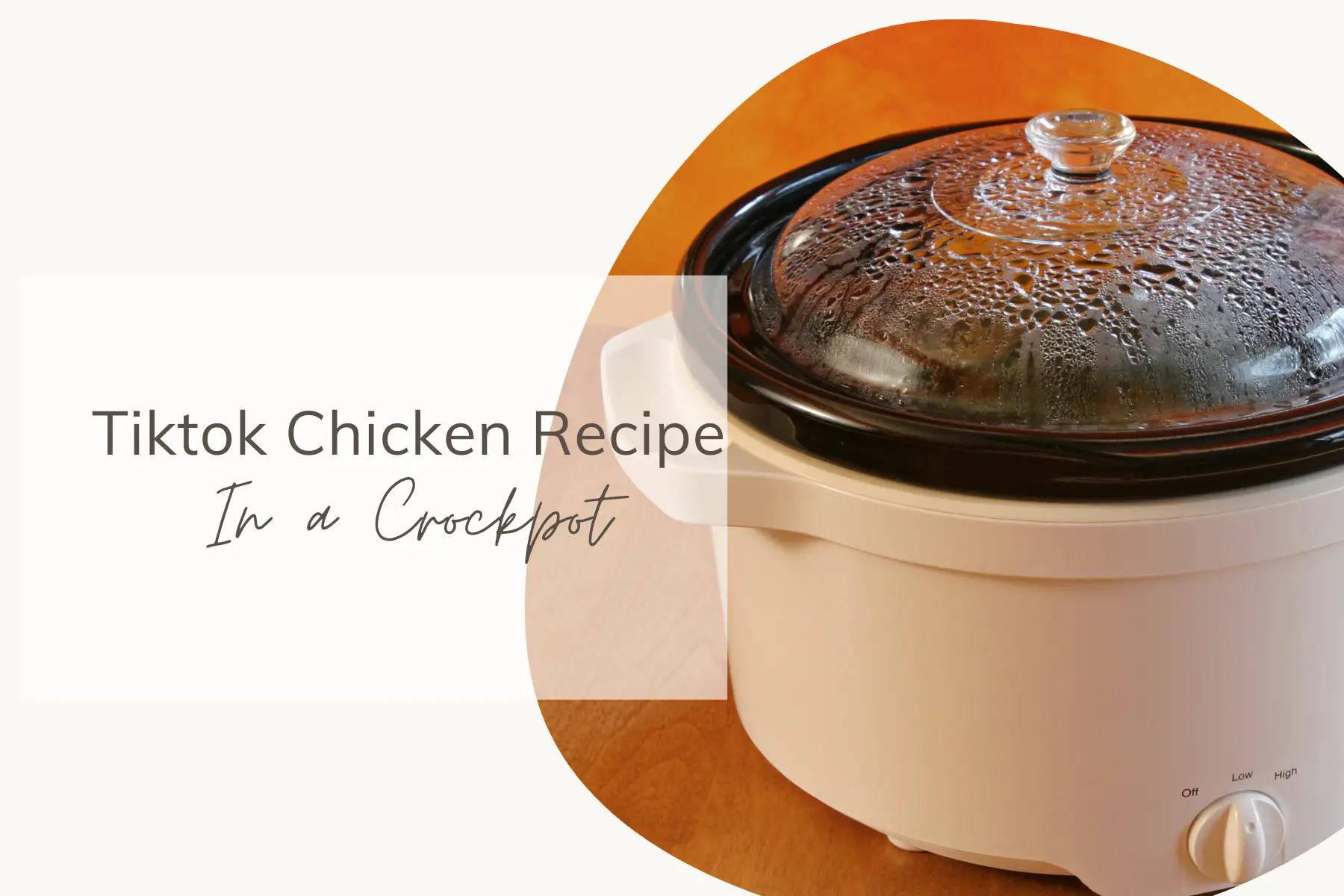 Tiktok Chicken Recipe in a Crockpot