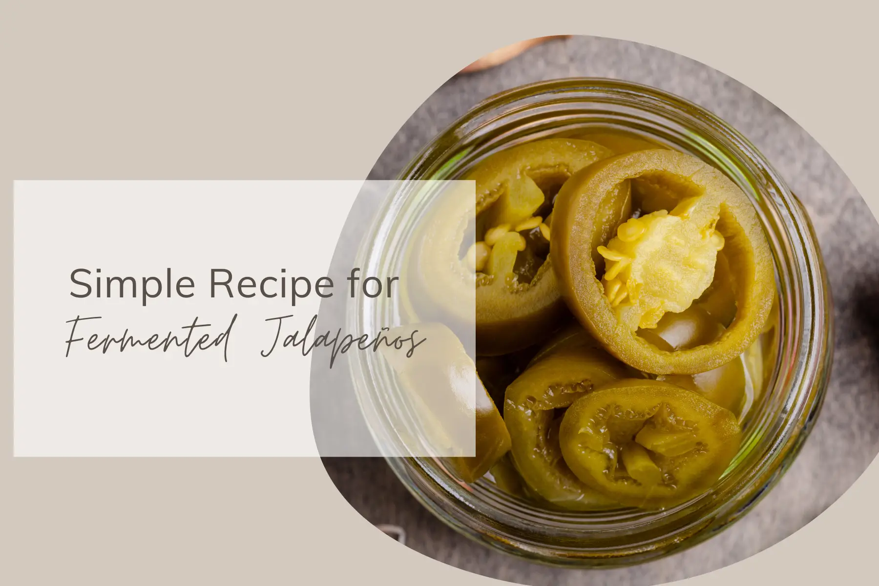 Simple Recipe for Fermented Jalapeños