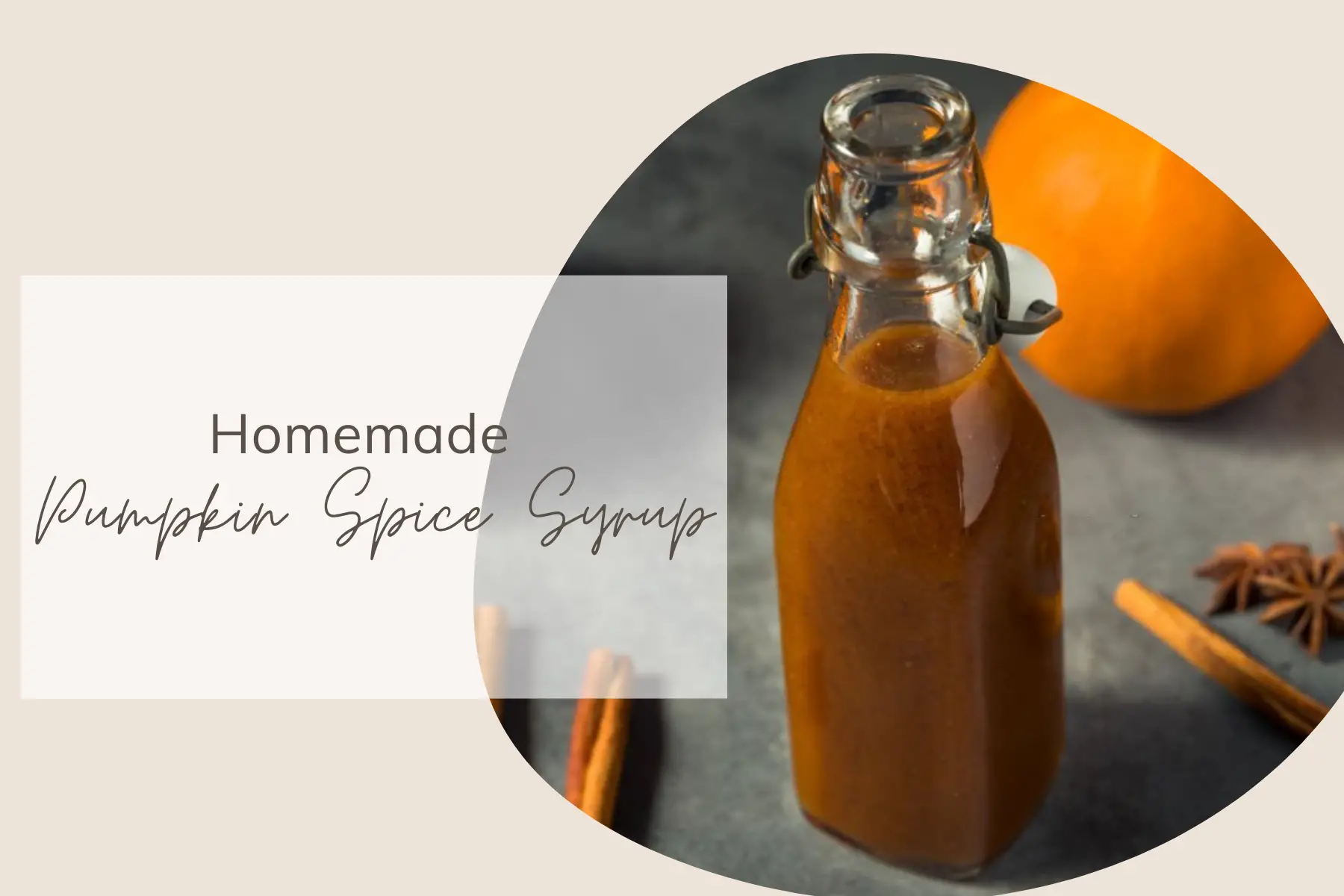 Homemade Pumpkin Pie Spice Syrup