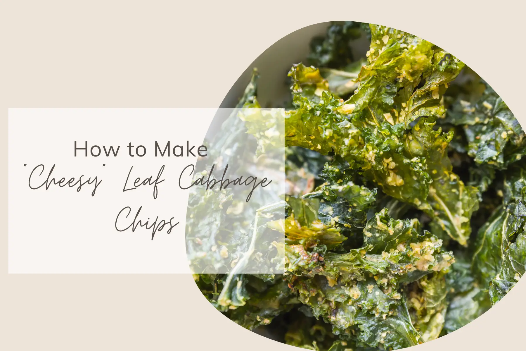 How to Make “Cheesy” Leaf Cabbage Chips