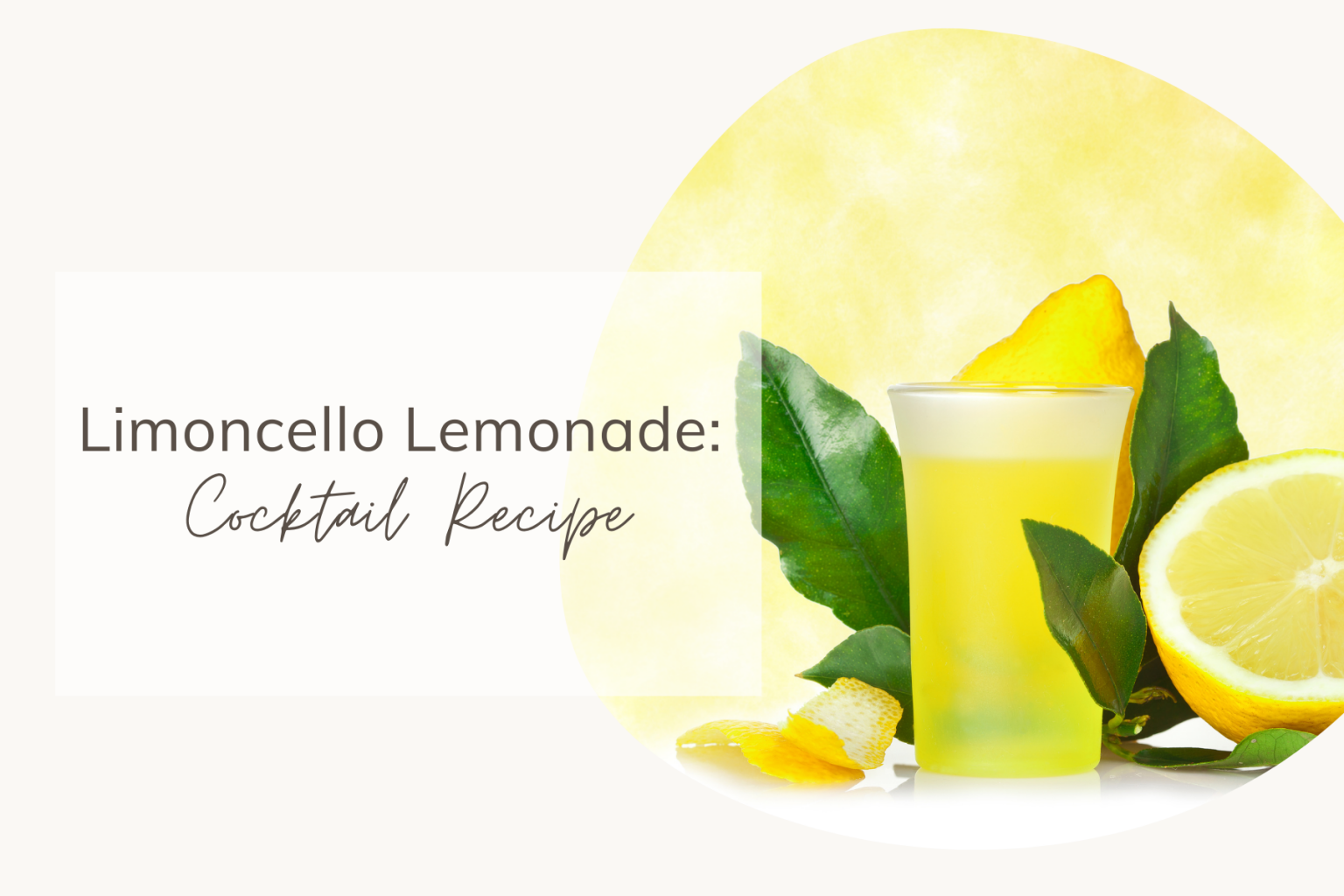 Limoncello Lemonade Cocktail Recipe Share My Kitchen