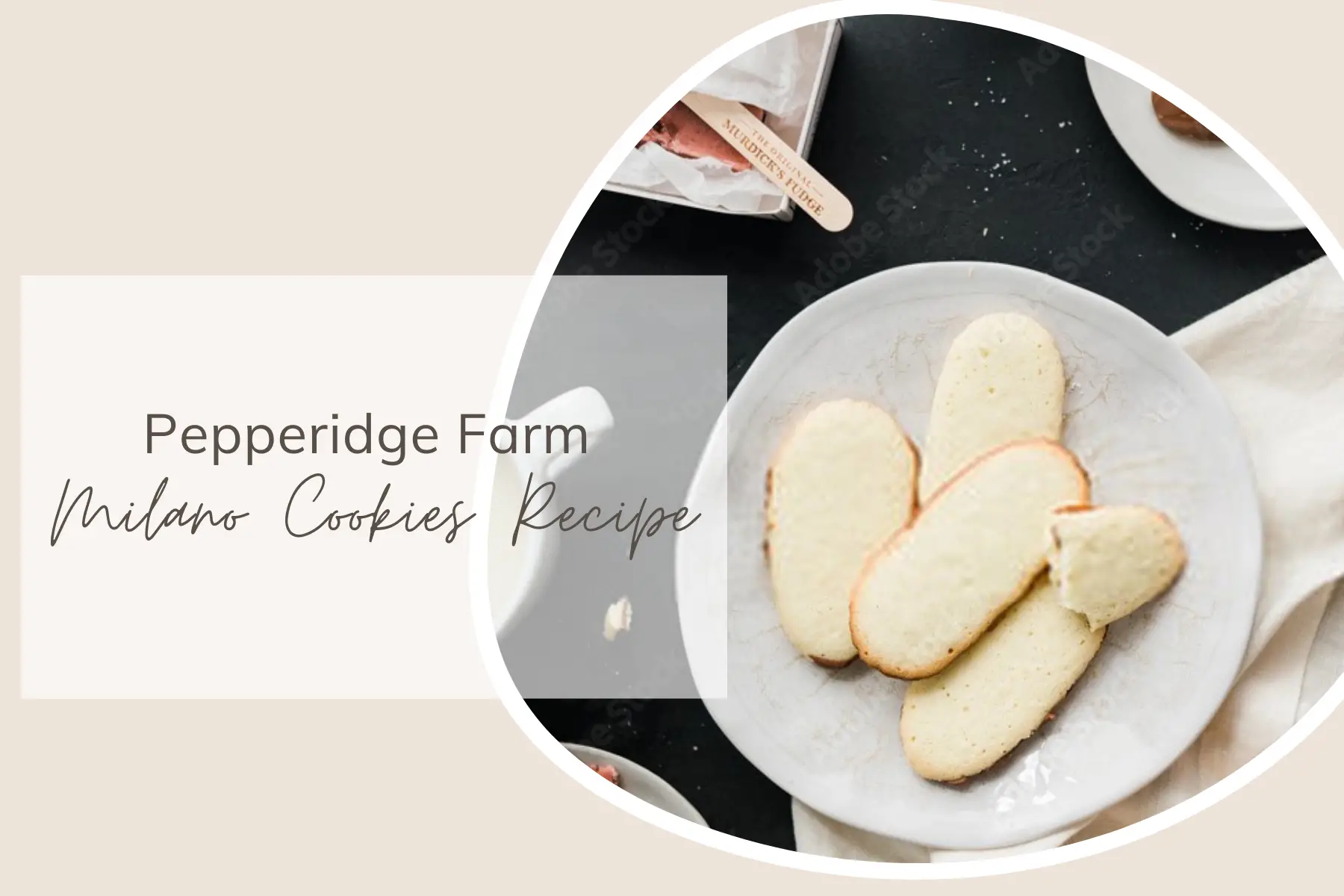 Pepperidge Farm Milano Cookies Recipe