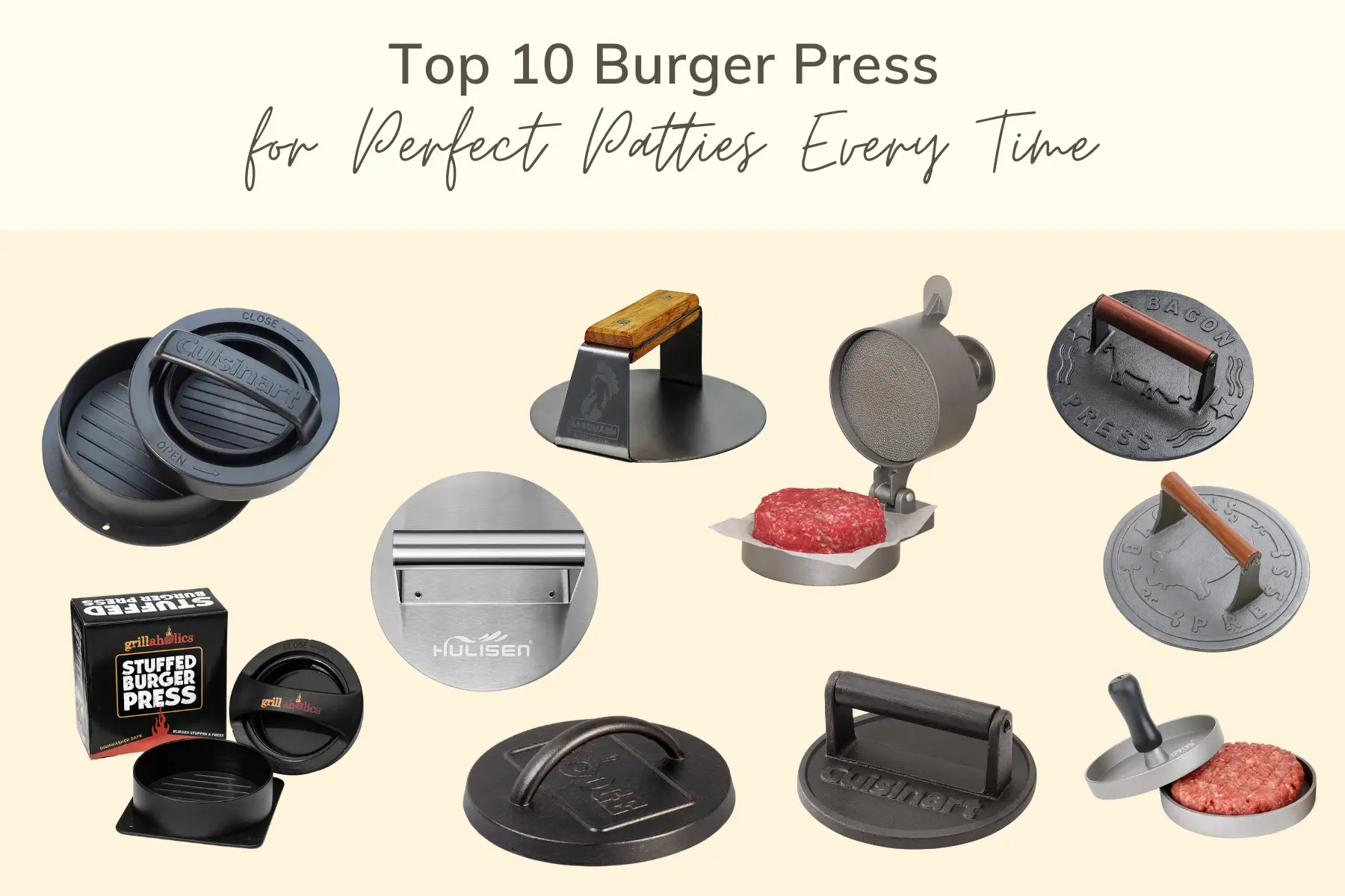 Top 10 Burger Press for Perfect Patties Every Time