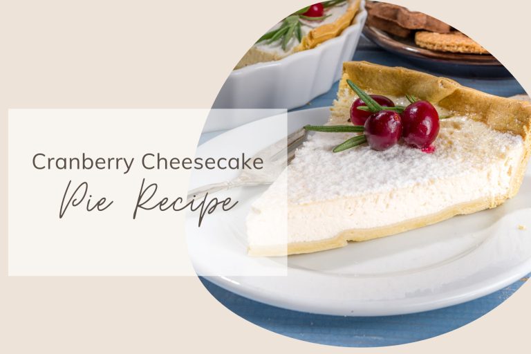 Cranberry Cheesecake Pie Recipe