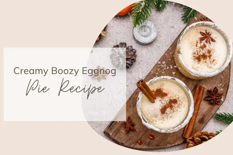 Creamy Boozy Eggnog Pie Recipe To Love