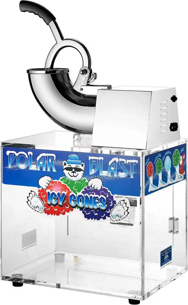 GREAT NORTHERN POLAR BLAST ACRYLIC SNOW CONE MACHINE