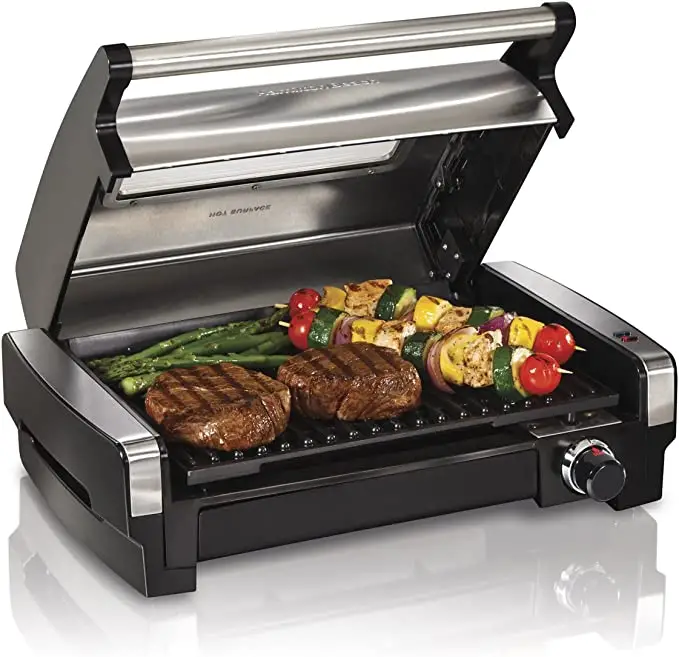 Hamilton Beach grills with removable plates