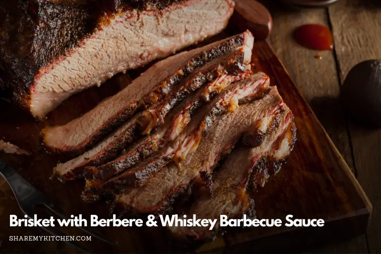 Brisket with Berbere & Whiskey Barbecue Sauce